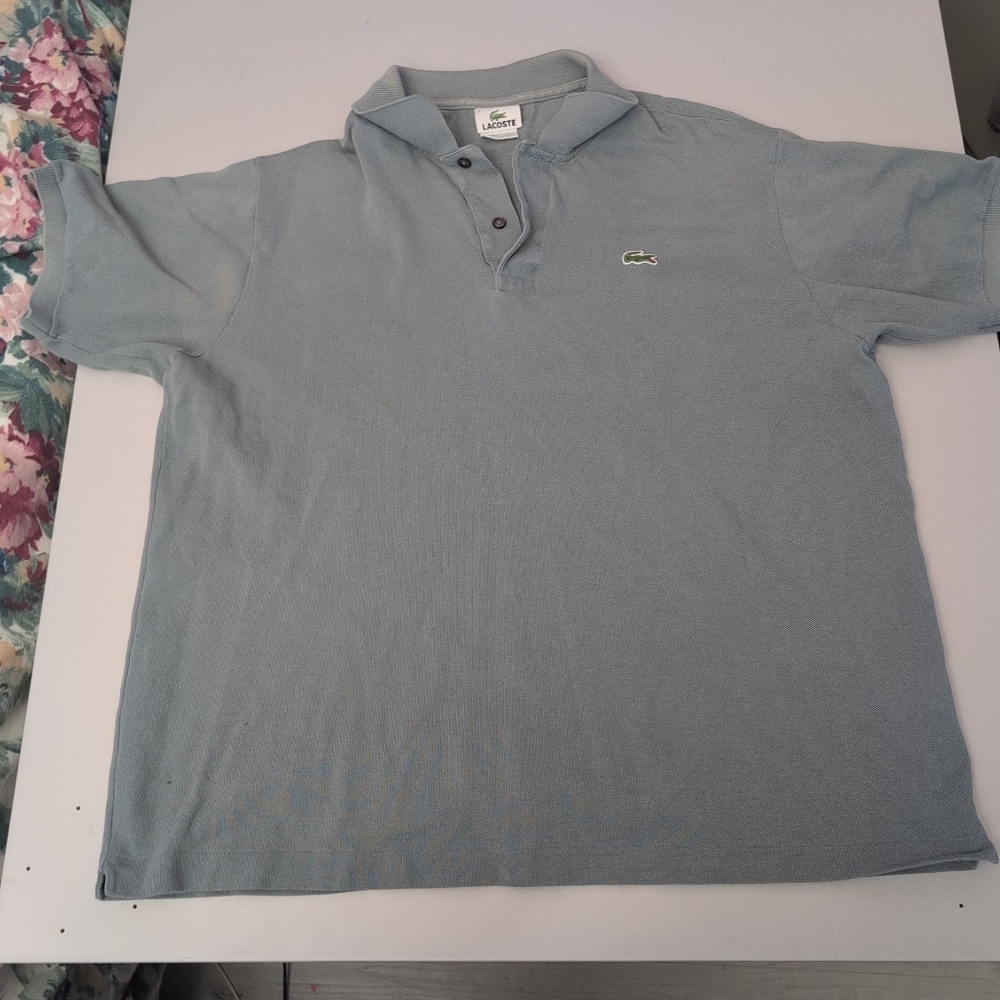 Lacoste Gray Polo Shirt Size 7 Men